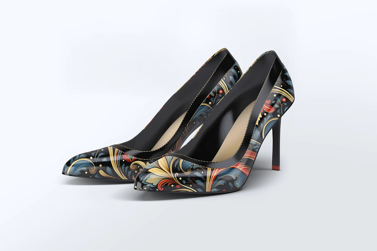 Heeled Shoes Mockup, an Advertising Mockup by Hubzway (Photo 7 of 9)