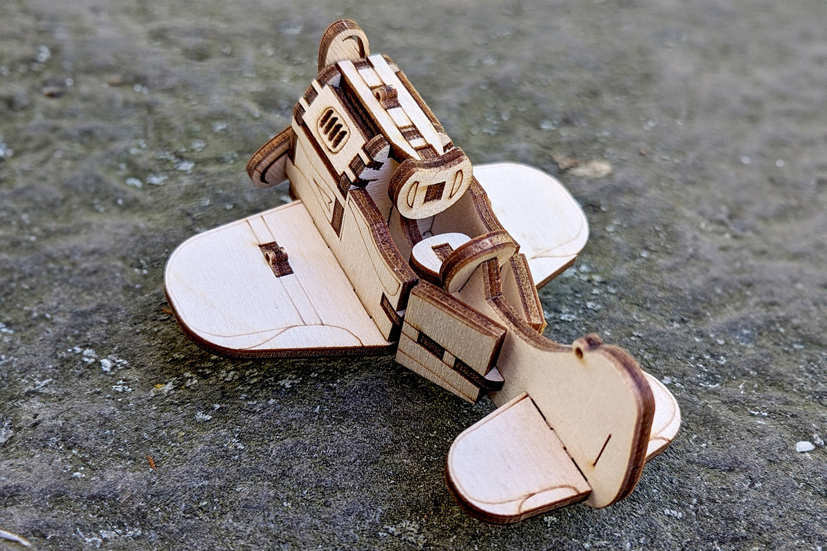 Cartoon Airplane - Laser Cut Files, an Object Graphic by VectorPainter (Photo 5 of 17)