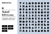 Travel Icons, a Solid Icon by Solid Icon Co (Thumbnail 1 of 6)