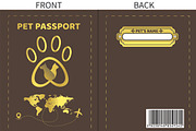 Pet Passport Editable Template, a Print Template by Illustrations By Azmira (Thumbnail 3 of 7)