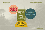 Muirenn | Sans-serif font, a Font by Auvrea Studio (Thumbnail 7 of 9)