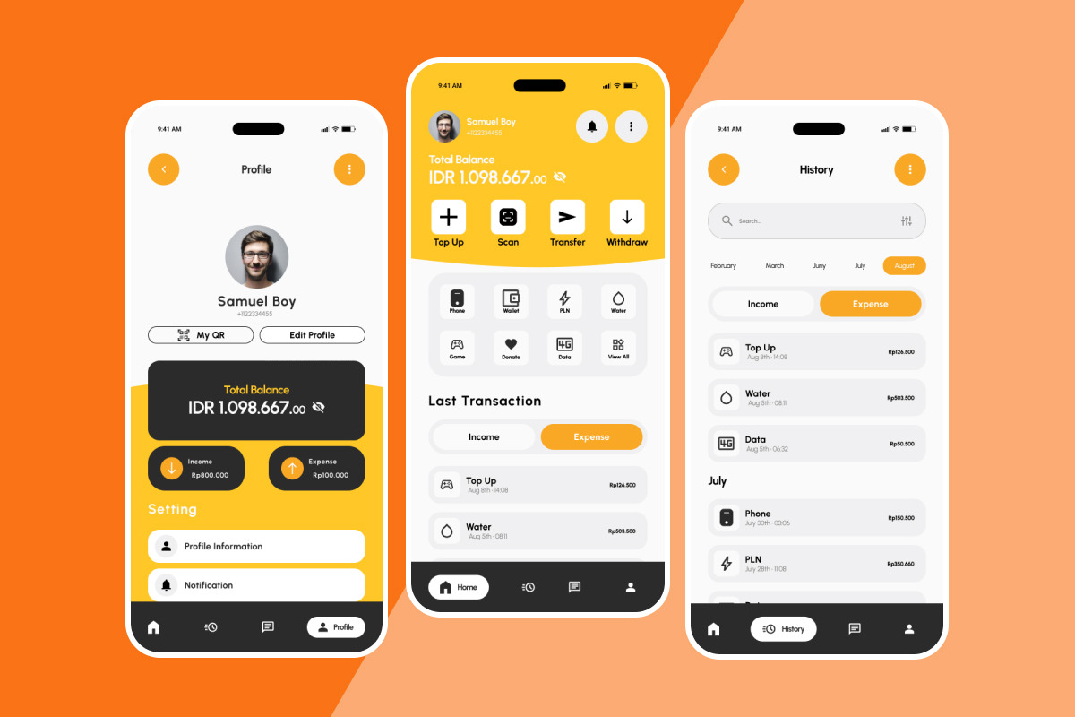 NexaPay - Digital Wallet App Design preview 4