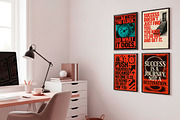 Bold Letter Quote Prints for Office, a Pattern Graphic by LaVika (Thumbnail 9 of 9)