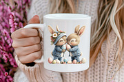Cute Kawaii Easter Clipart Bundle, a Seasonal Illustration by Paper Addiction Prints (Thumbnail 3 of 3)