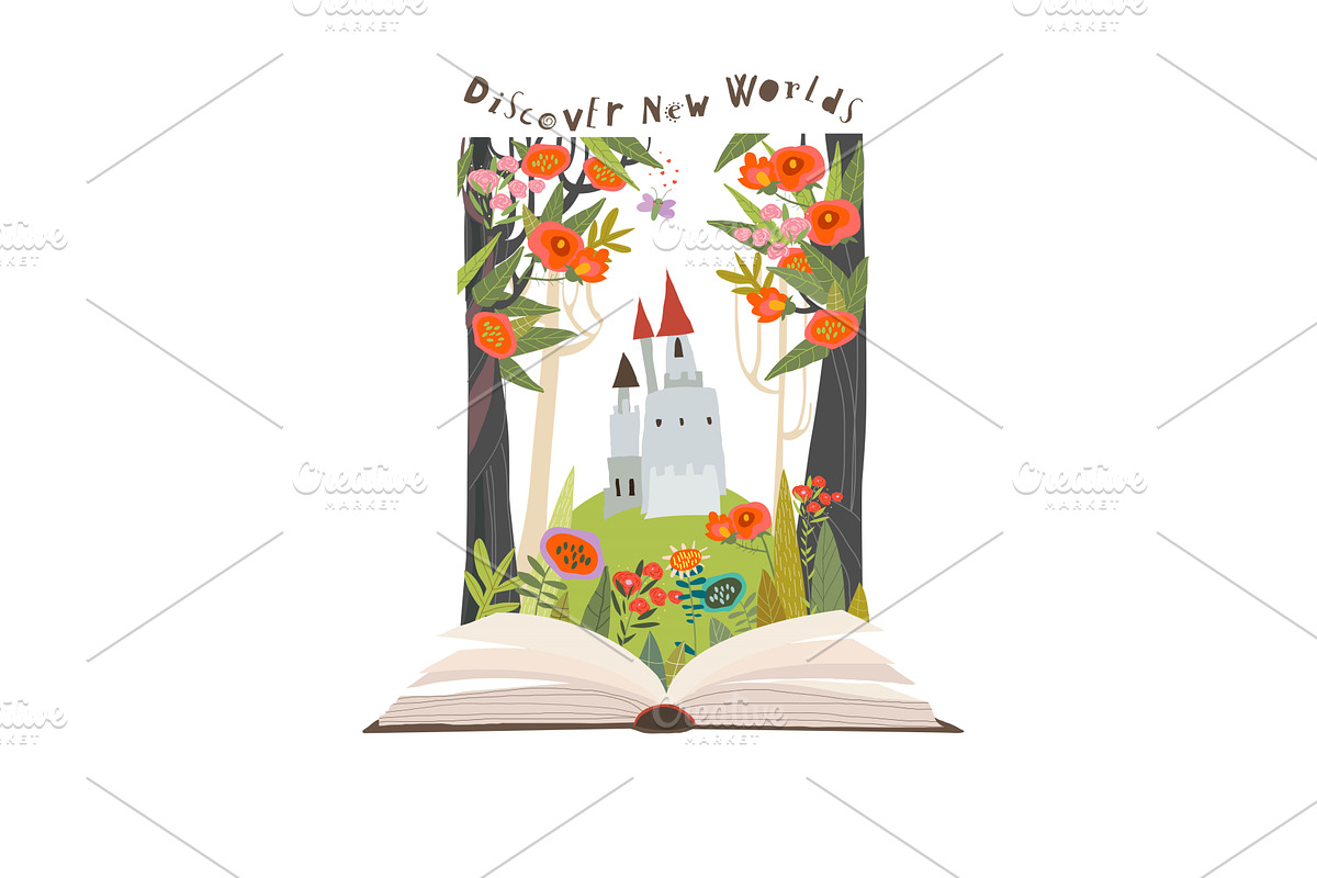Cartoon Illustration of Cute Magical, an Education Illustration by Maria Starus