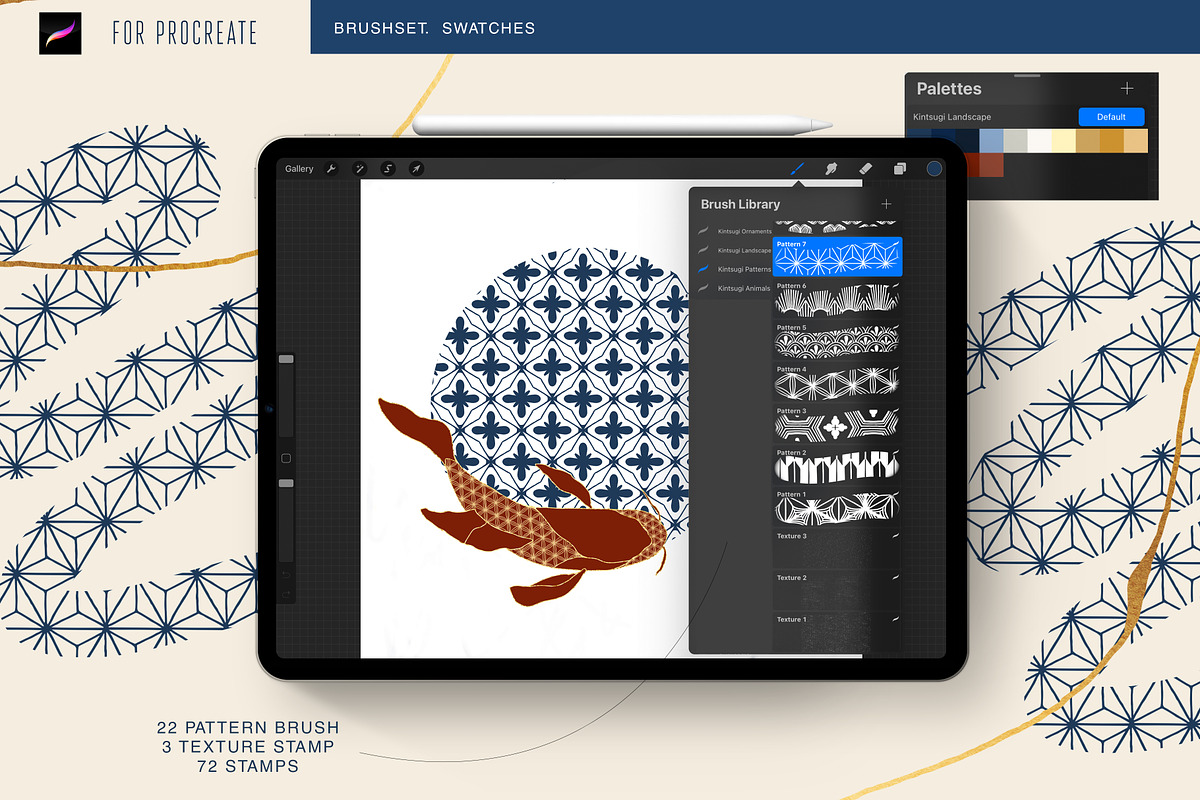 Japanese Kintsugi Landscape Creator, an Object Graphic by Polli Deeva (Photo 6 of 15)