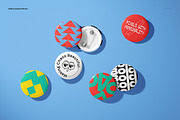 Group of Plastic Badges Mockup, an Advertising Mockup by creatsy5 (Thumbnail 4 of 5)