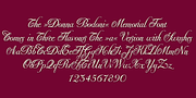 Donna Bondoni, a Script Font by Wiescher-Design (Thumbnail 3 of 5)