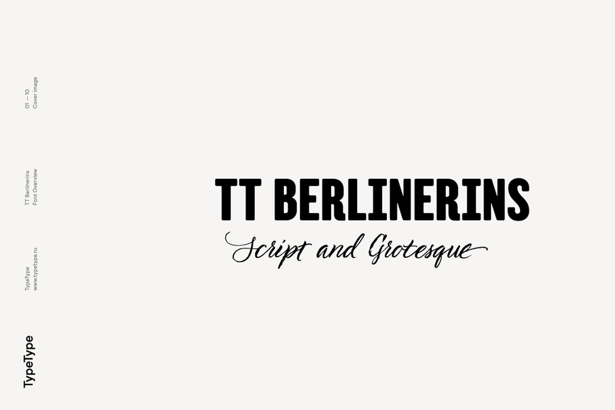 TT Berlinerins, a Sans Serif Font by TypeType (Photo 1 of 15)
