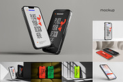 Smartphone Mockup Set, a Mockup by dpi (Thumbnail 1 of 9)