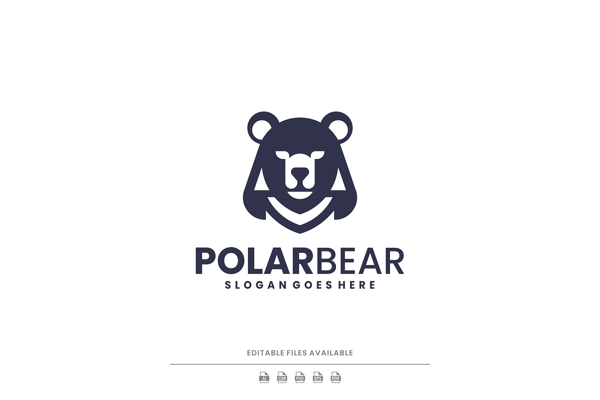 Monochrome Polar Bear Logo Design, a Branding & Logo Template by Artnivora.Std (Photo 1 of 4)
