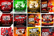 40 Football Game Day Flyer Template, a Flyer Template by Artonix (Thumbnail 2 of 6)