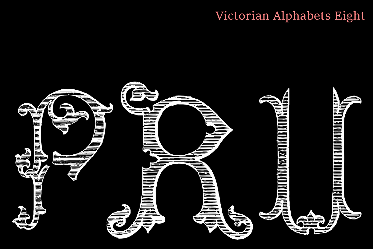 Victorian Alphabets Eight, a Slab Serif Font by Intellecta Design (Photo 2 of 5)