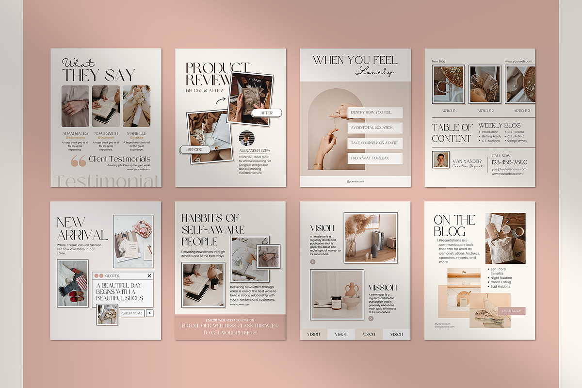 Instagram Wellness for Coach CANVA, a Social Media Template by Analogi Studio (Photo 25 of 26)