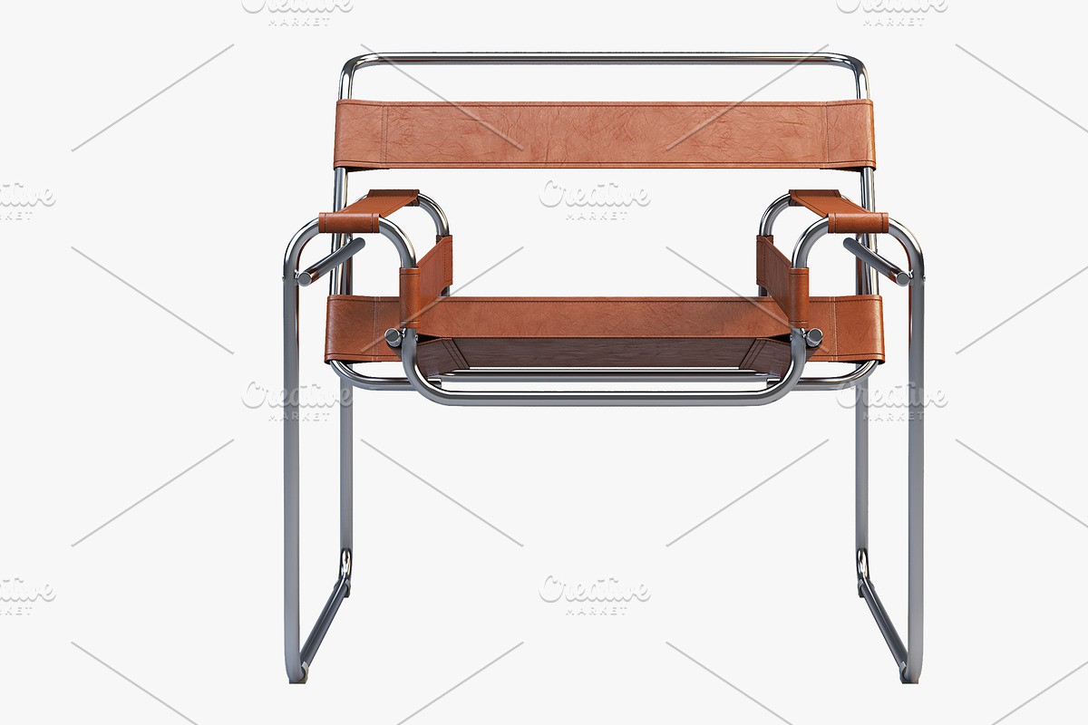 Wassily Chair by Marcel Breuer 3d, a Furniture 3D Model by 3dmitruk (Photo 10 of 12)