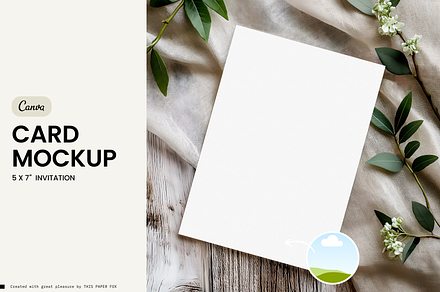 Invitation Card Mockup・Erna 5