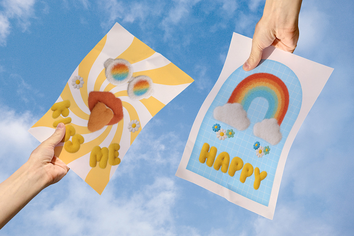 3D Groovy Woolen Kit Creator, an Object Graphic by Polli Deeva (Photo 2 of 13)