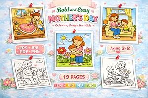 Bold & Easy Mother’s Day, an Illustration by Ink Gallery