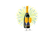 Sparkling Champagne Art Pack, an Object Graphic by Gfx_Store (Thumbnail 11 of 16)