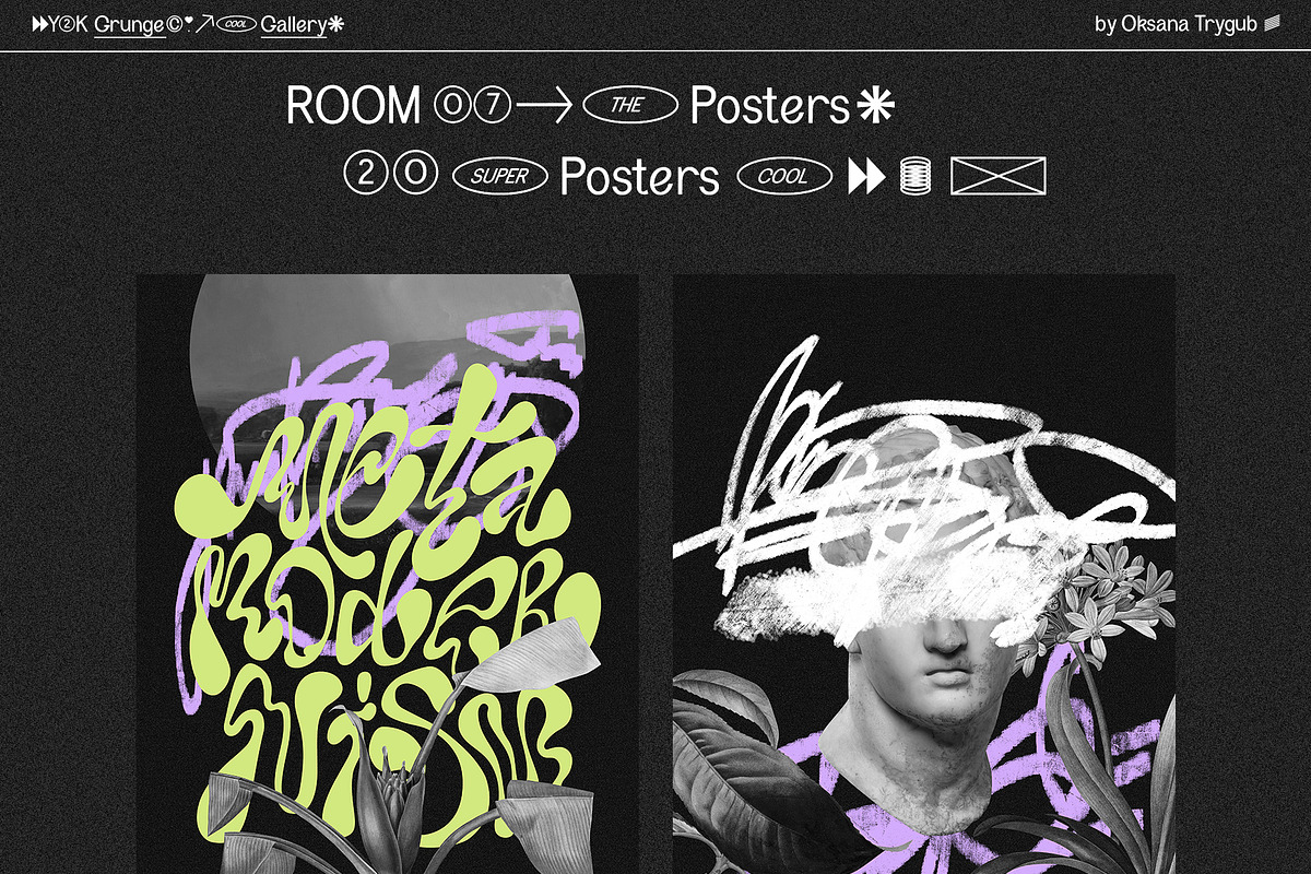 Y2K Collage & Graffiti Elements Pack, an Object Graphic by Oksana Trygub (Photo 29 of 30)