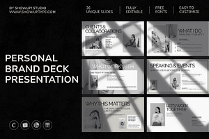 Personal Brand Presentation Bundle