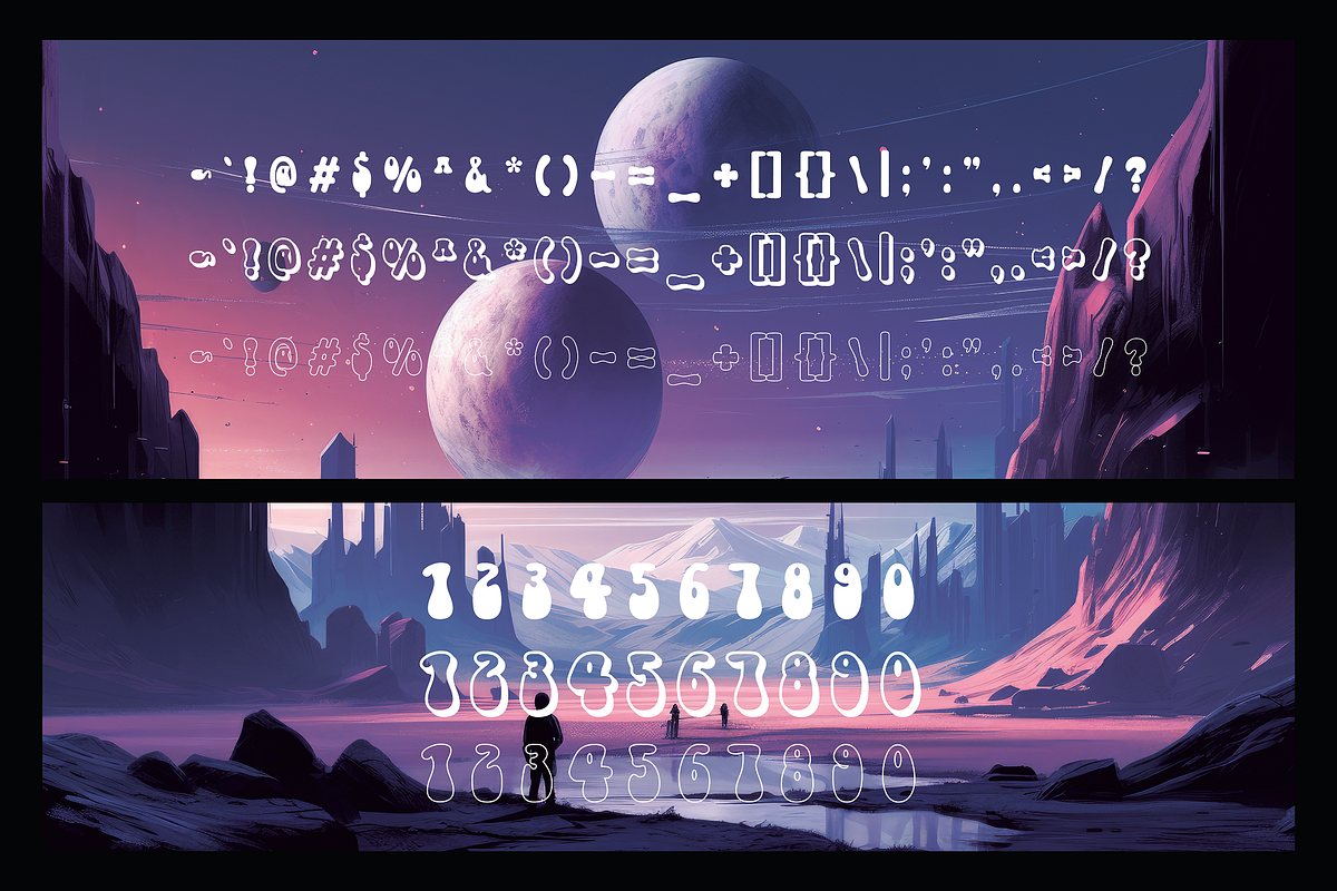Cosmic Hippie - Groovy Font, a Sans Serif Font by HipFonts (Photo 6 of 10)