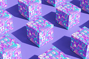 Holographic Christmas Geometric Set, an Object Graphic by Julie&Taily (Thumbnail 12 of 23)