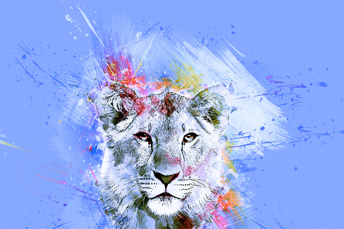 Paint Photoshop Action, an Action Add-On by MRI STUDIO (Photo 7 of 19)