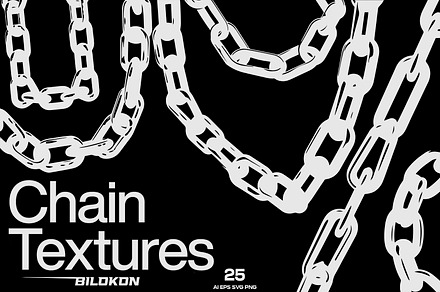 Chains Textures Vector BUNDLE