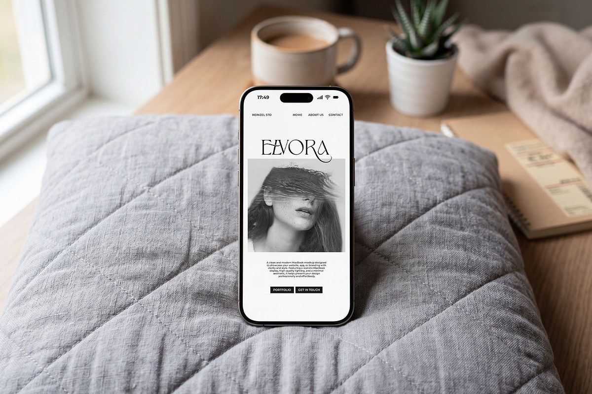 Elvora - iPhone Device Mockup Bundle, an iPhone Mockup by Heinzel Std Mockup (Photo 7 of 14)
