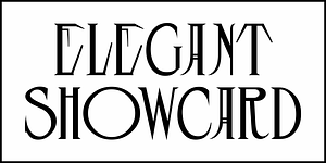 Elegant Showcard JNL