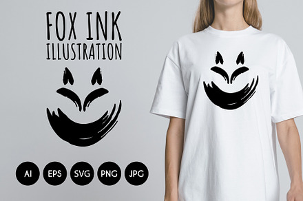 Fox Ink Illustration