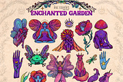 Enchanted Garden Fairies and Flowers, a Person Illustration by Ink Stories (Thumbnail 2 of 24)