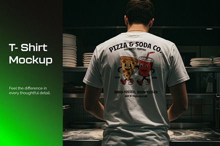 White T-shirt Mockup, a Shirt Mockup by Designer Dude