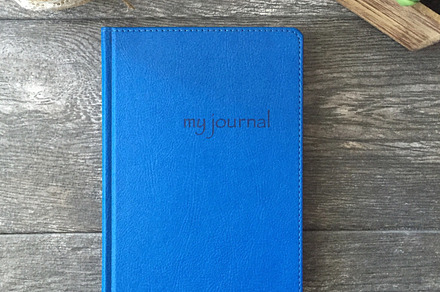 Le Bleu: Journal & Cork Mockup