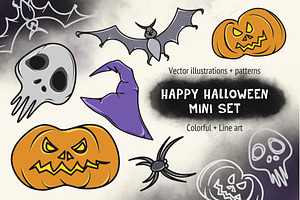 Happy Halloween. Mini Set