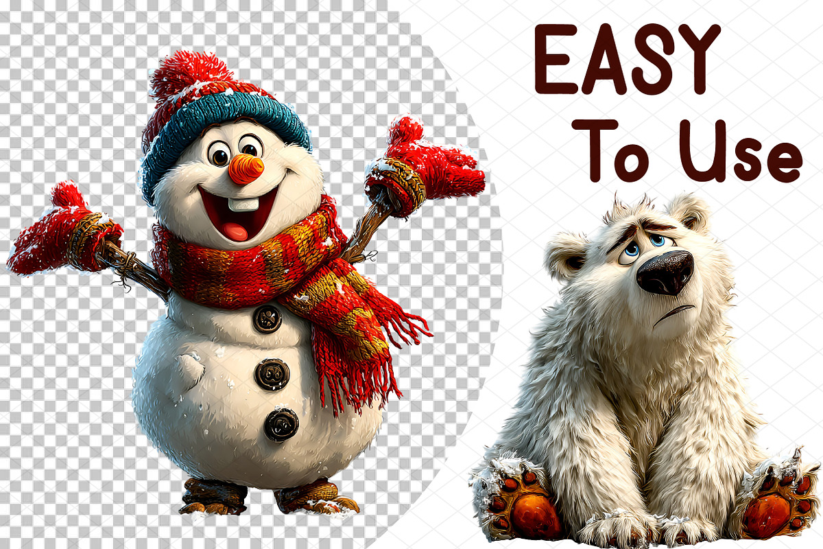 Whimsical Winter Clipart, an Illustration by cherrydesign (Photo 4 of 4)