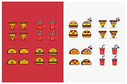 Delicious Fast Food Emoji Icon Set, a Graphic by Orange Graphics (Thumbnail 2 of 2)
