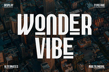 Wonder Vibe – Creative Display Sans