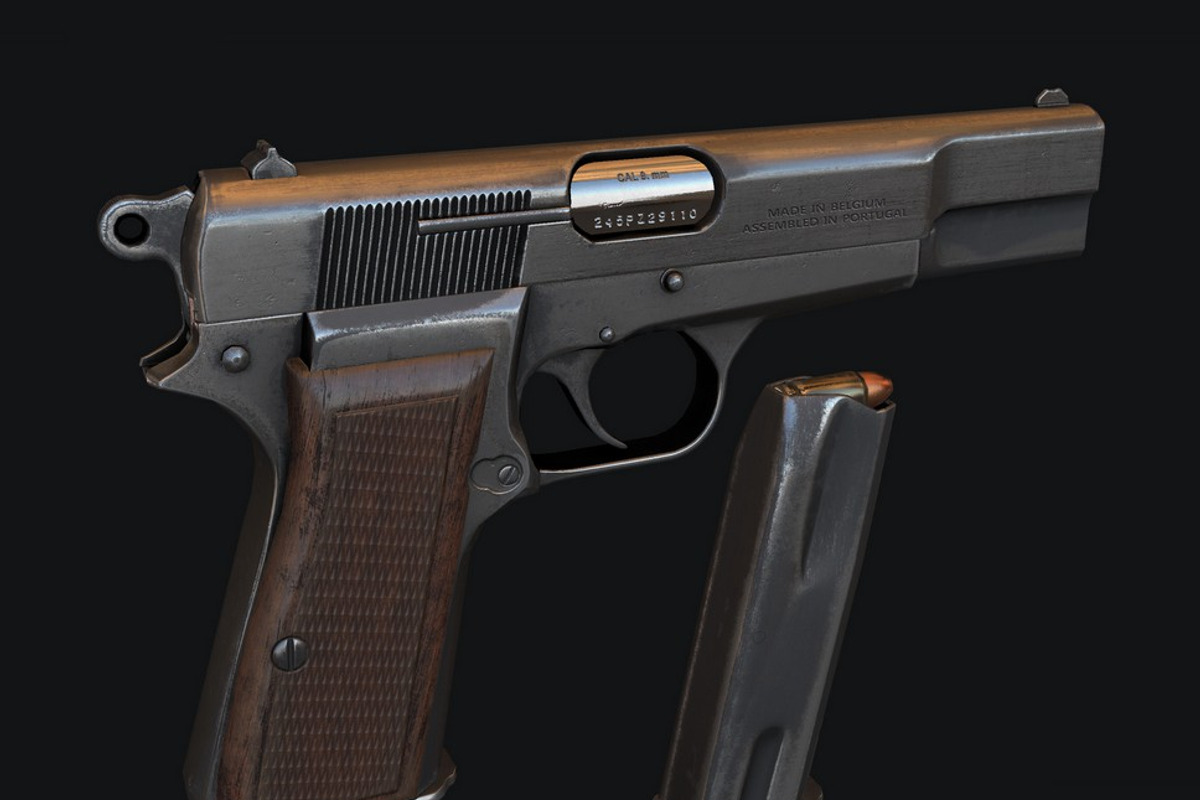 Browning HP, an Object 3D Model by Game-Ready Studio (Photo 4 of 5)