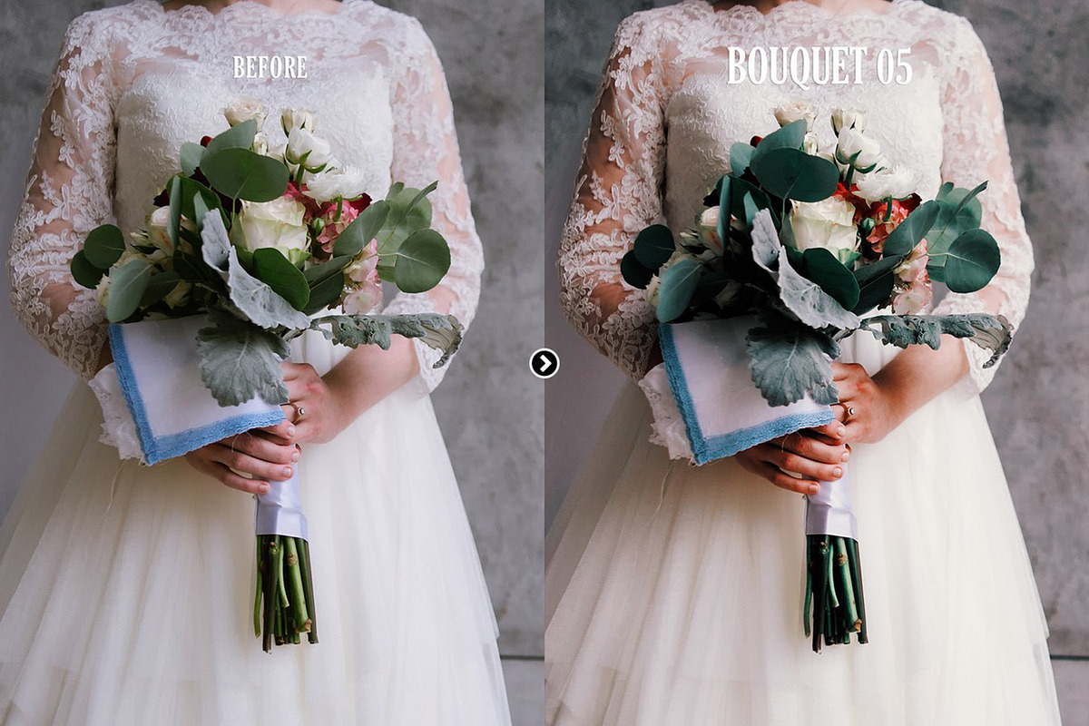 Bouquet Wedding Action for Photoshop, an Action Add-On by skybluecreative (Photo 8 of 9)