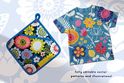 Folky Florals Patterns & Graphics, a Pattern Graphic by rouxsupplyco (Thumbnail 10 of 13)