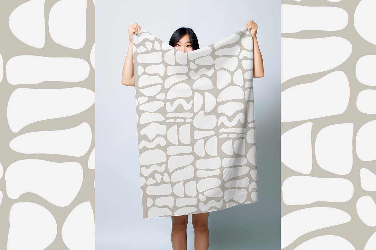 Abstract Stone Shapes, a Pattern Graphic by MalyskaStudio (Photo 2 of 21)