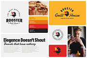 Rooster Grill House Logo Template, a Branding & Logo Template by Headfonts (Thumbnail 2 of 3)