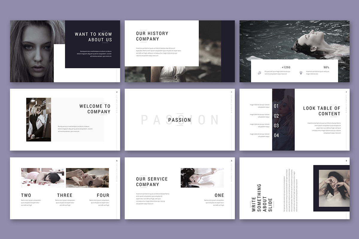 Passion Powerpoint Template, a Presentation Template by Jegtheme (Photo 3 of 4)