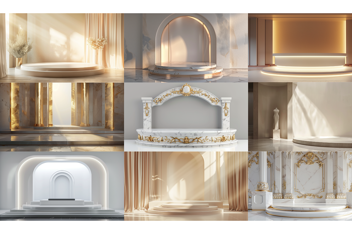 Podium Backgrounds, a Background Graphic by MarisoArt (Photo 8 of 12)