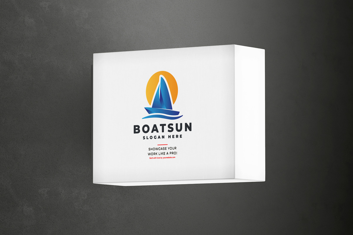 Boat Sun Sailing Logo, a Branding & Logo Template by Design_Planet (Photo 2 of 2)