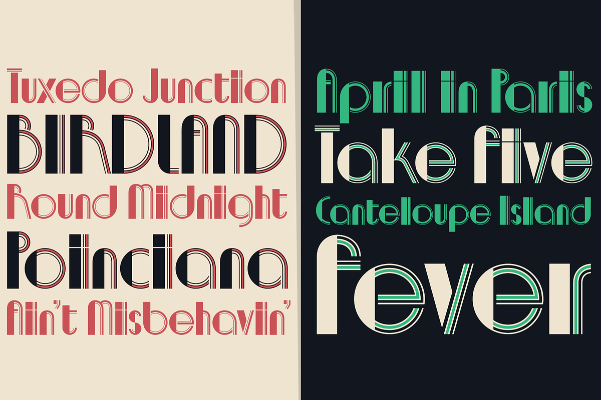 Rhumba Family, a Sans Serif Font by Stiggy & Sands (Photo 8 of 9)