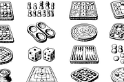 Vintage Board Games Collection, an Object Graphic by RT Studio (Thumbnail 4 of 4)
