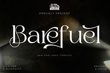 Barefuel - Serif Typeface Font